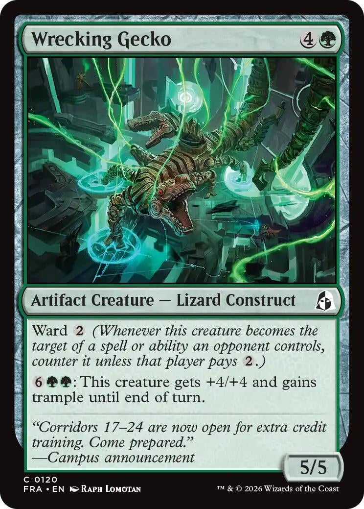 Image for Wrecking Gecko (120) (FRA) - Magic: The Gathering