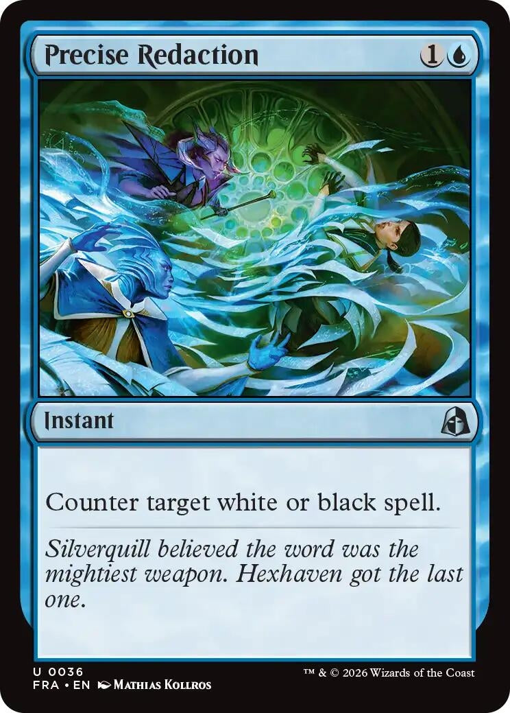 Image for Precise Redaction (36) (FRA) - Magic: The Gathering