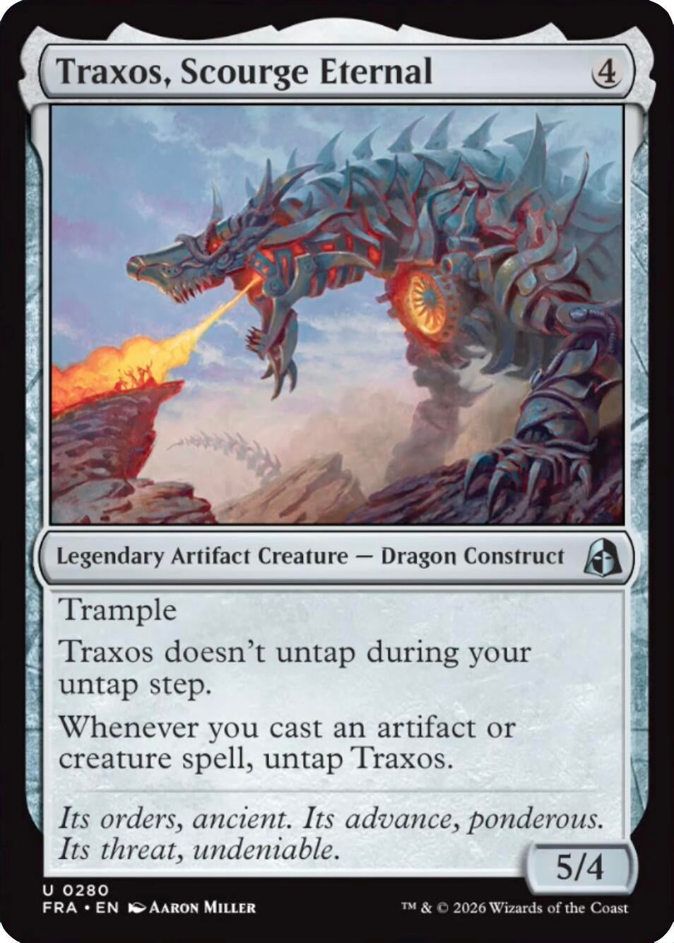 Image for Traxos, Scourge Eternal (280) (FRA) - Magic: The Gathering