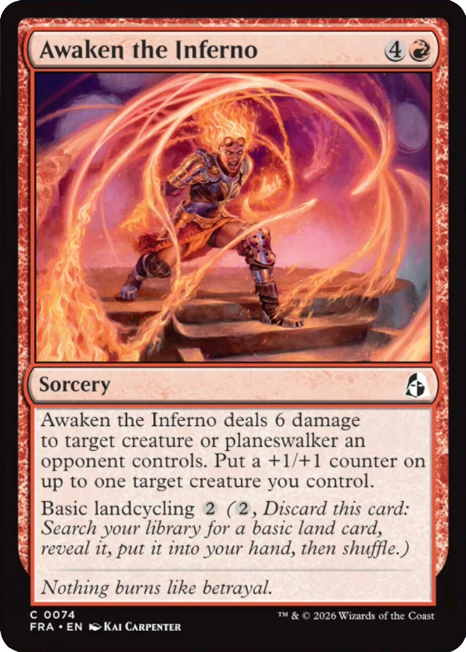 Image for Awaken the Inferno (74) (FRA) - Magic: The Gathering