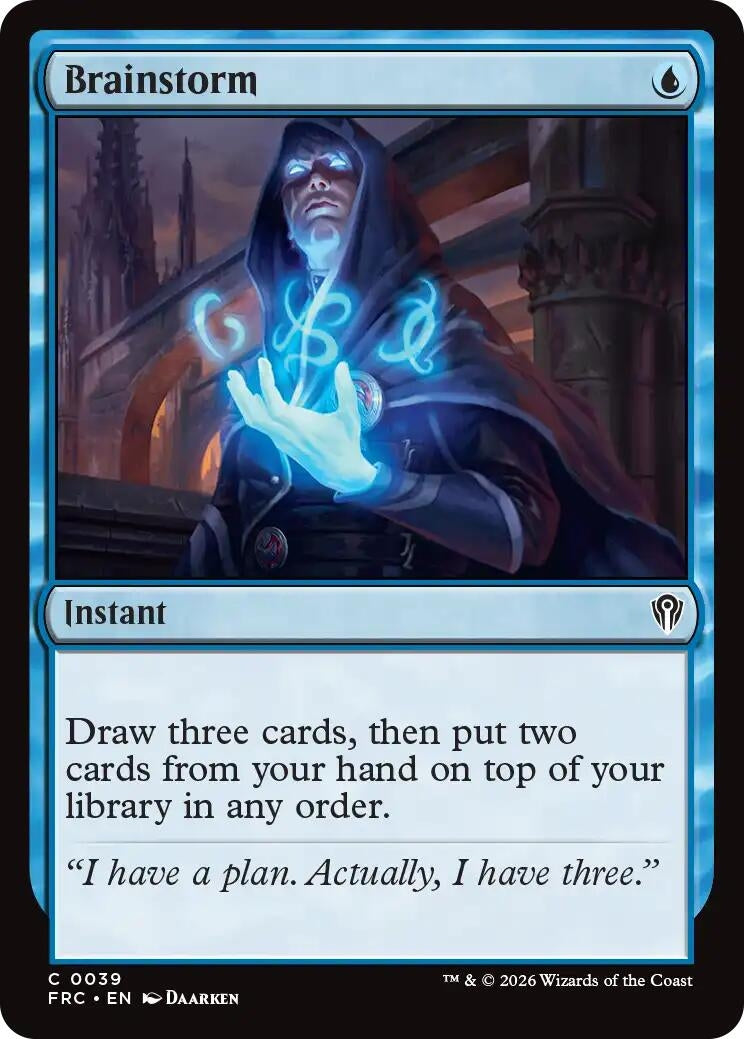 Image for Brainstorm (39) - Magic: The Gathering