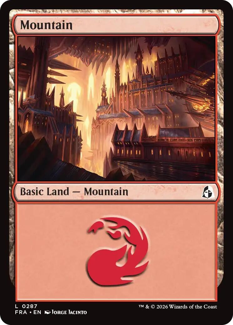 Image for Mountain (0287) (287) (FRA) - Magic: The Gathering