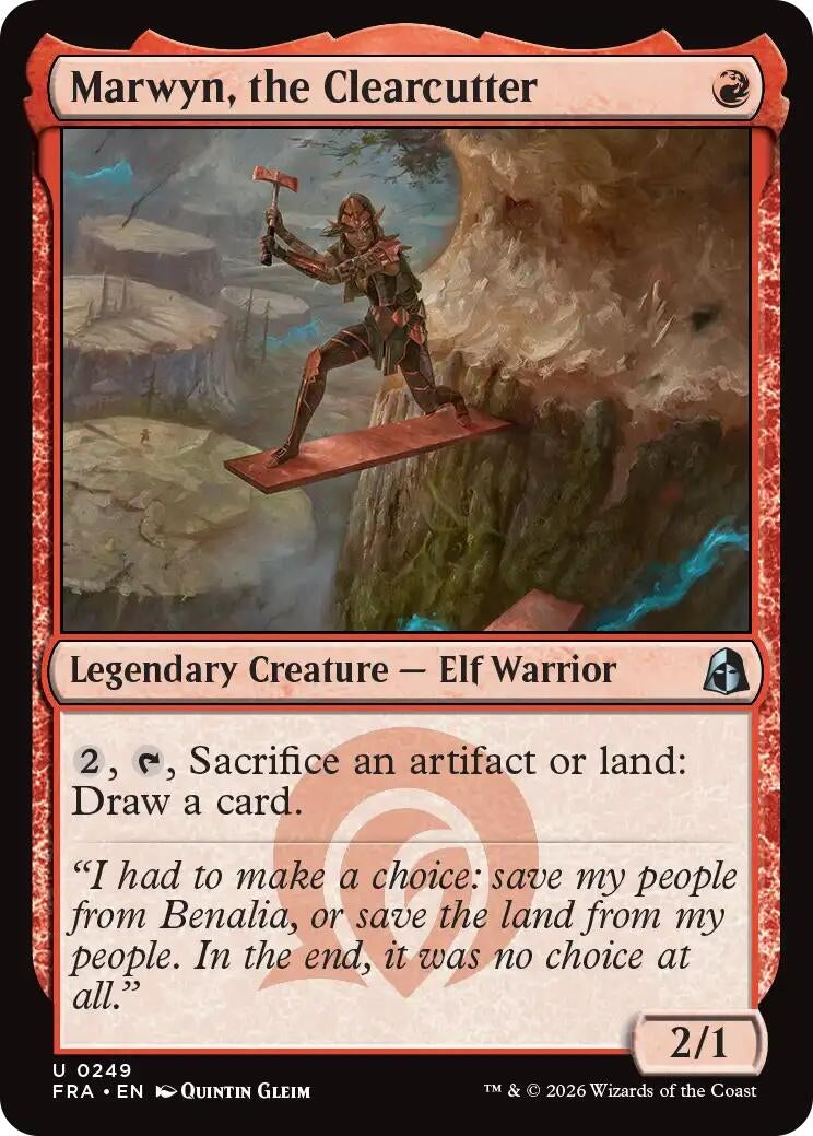 Image for Marwyn, the Clearcutter (249) (FRA) - Magic: The Gathering
