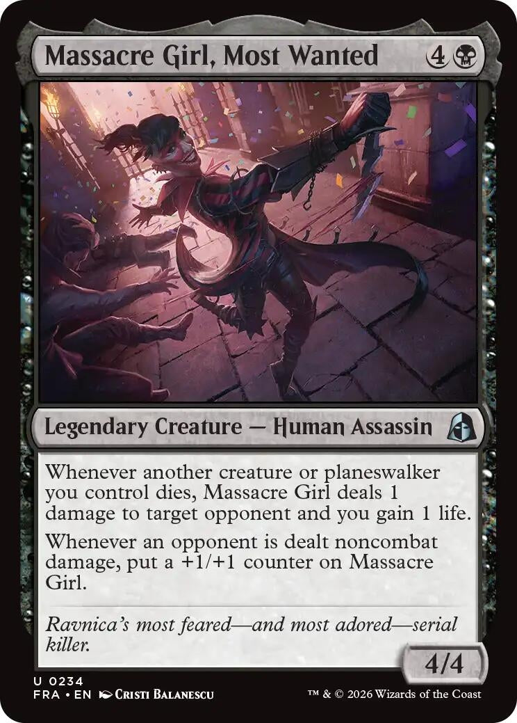 Image for Massacre Girl, Most Wanted (234) (FRA) - Magic: The Gathering