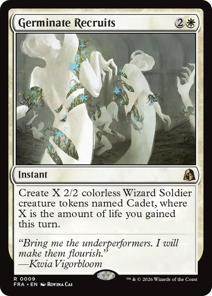Image for Germinate Recruits (9) (FRA) - Magic: The Gathering