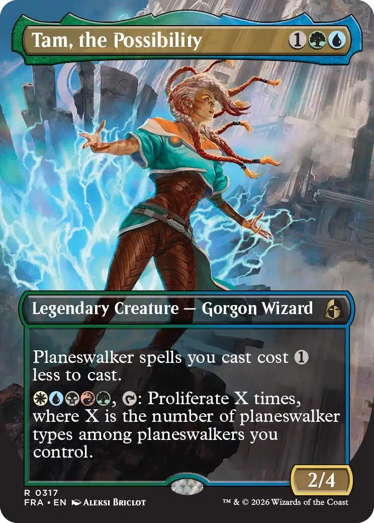Image for Tam, the Possibility (Borderless) (317) (FRA) - Magic: The Gathering