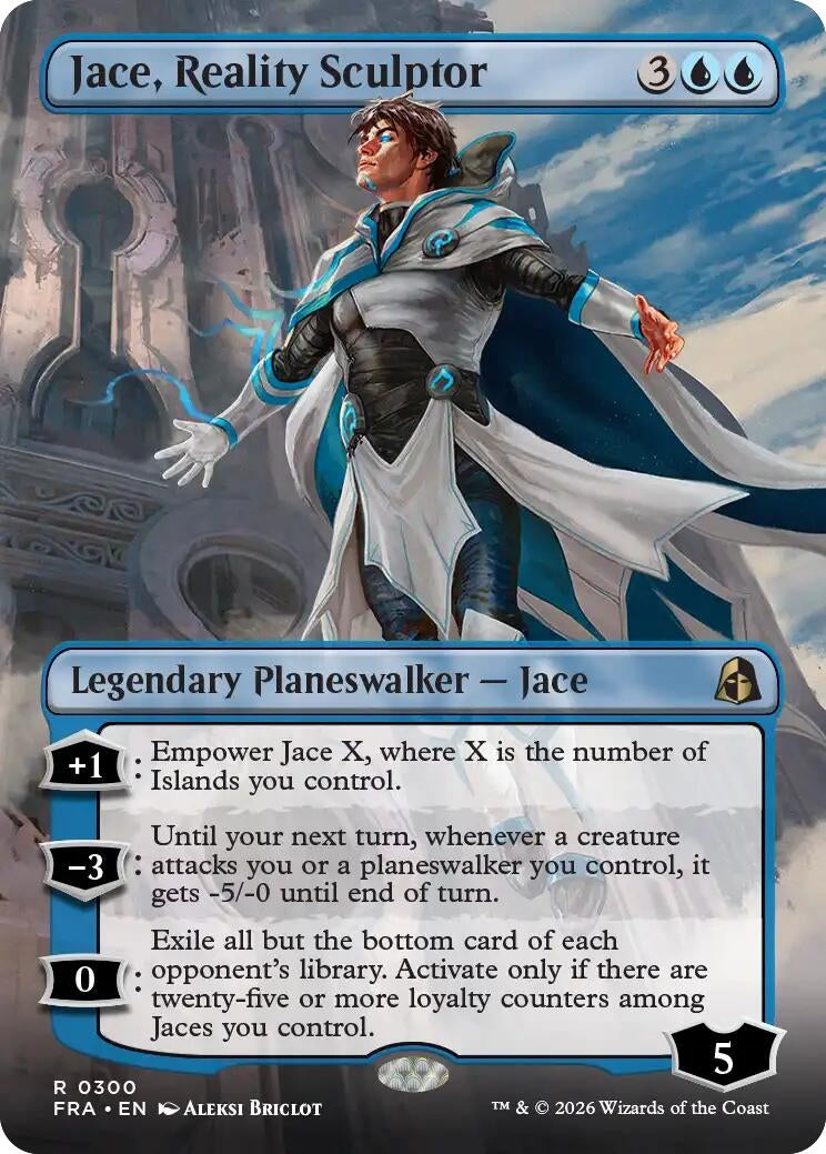 Image for Jace, Reality Sculptor (Borderless) (300) (FRA) - Magic: The Gathering
