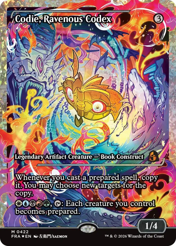 Image for Codie, Ravenous Codex (Showcase) (Fracture Foil) (422) (FRA) - Magic: The Gathering