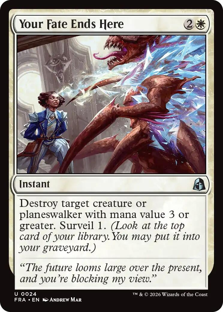 Image for Your Fate Ends Here (24) (FRA) - Magic: The Gathering