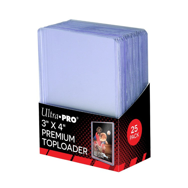 Ultra Pro 3" x 4" Clear Premium Toploaders (25ct)
