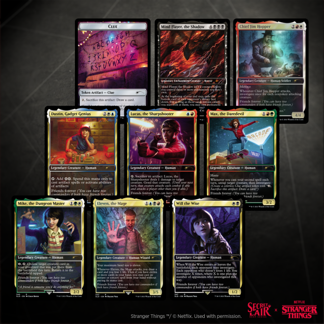 MTG Secret Lair Drop Series Stranger Things