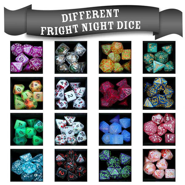 1985 Games Fright Night Mystery Dice