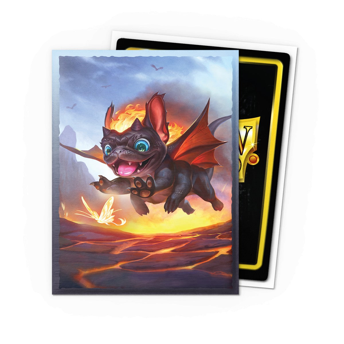 Dragon Shield Spirit Dragon Brushed Art Sleeves (Standard Size)