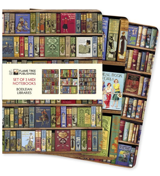 Flame Tree Publishing Bodleian Libraries Set of 3 Midi Notebook Collection