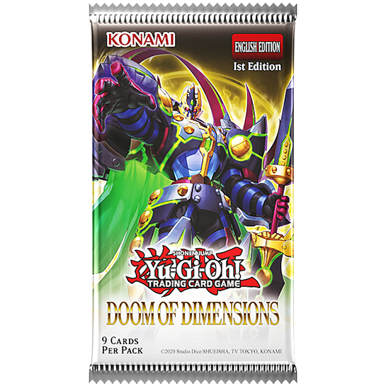 Yugioh Doom of Dimensions Booster Pack