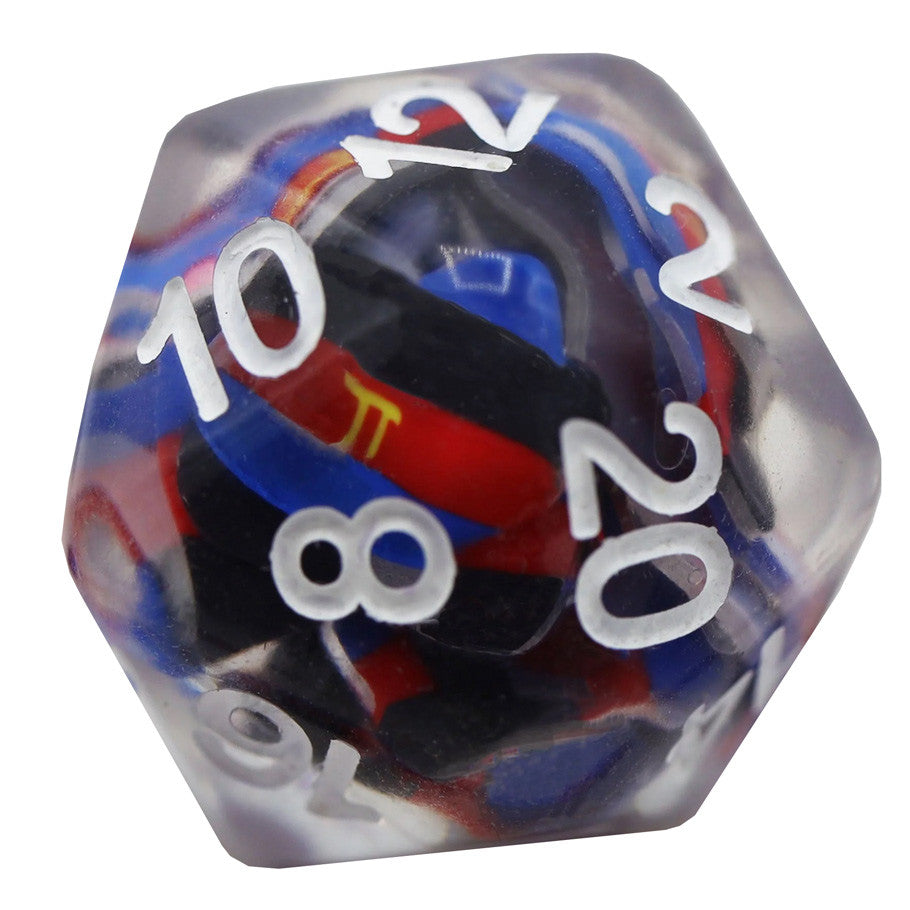 Foam Brain Games Pride Flag 7-Set Dice