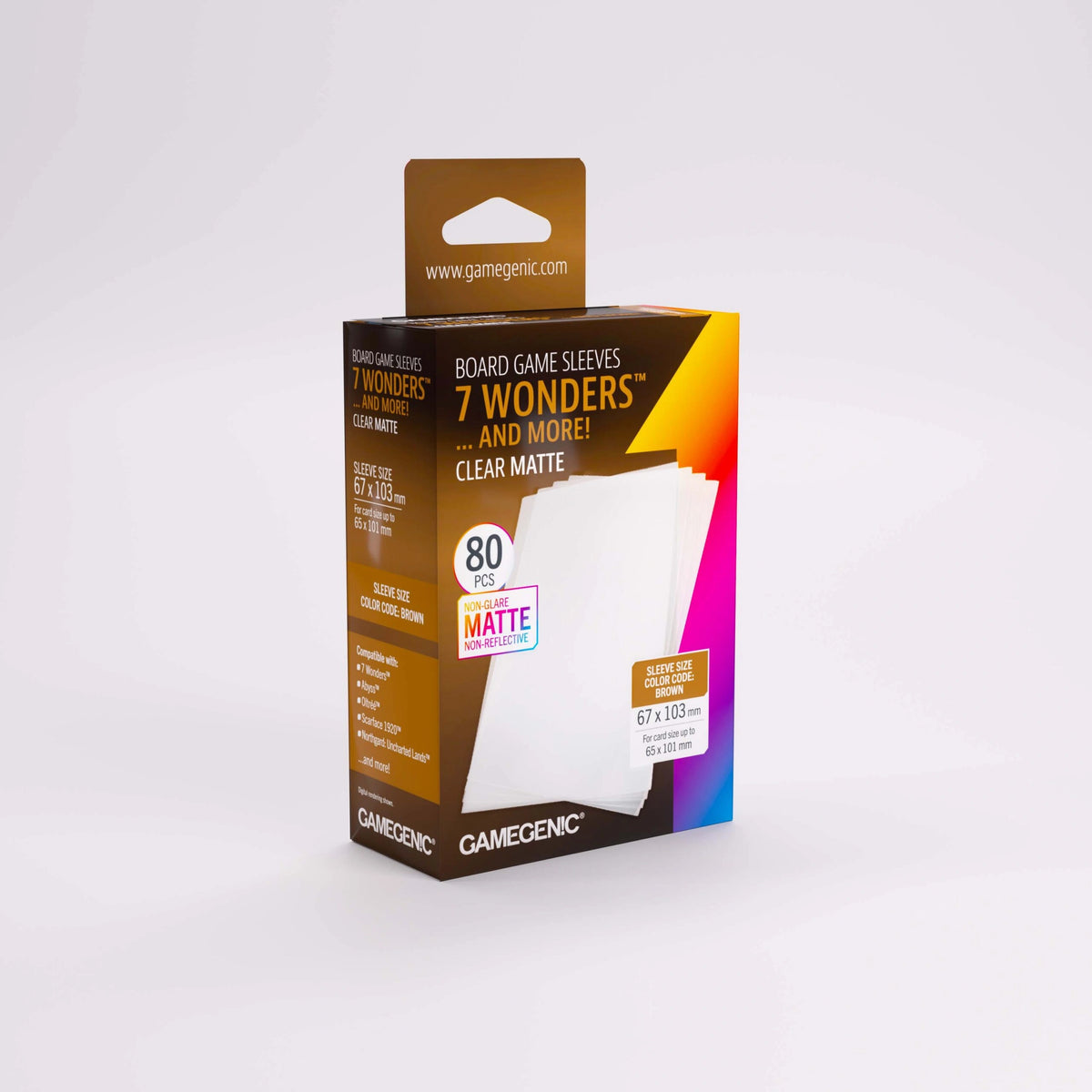 Gamegenic Matte Board Game Sleeves