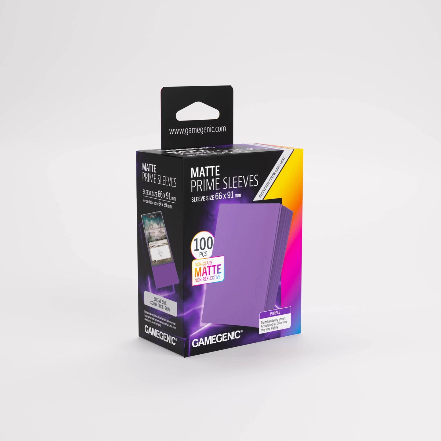 Gamegenic Matte Standard Size Prime Sleeves (100 ct.)