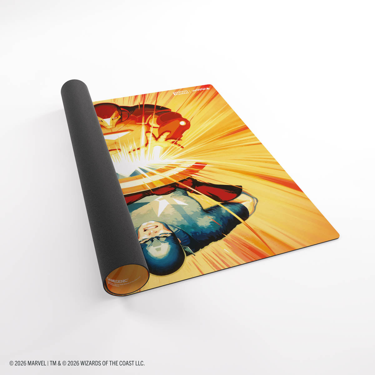 Gamegenic MTG Marvel Super Heroes Iron Man/Captain America Prime 2-Player Playmat