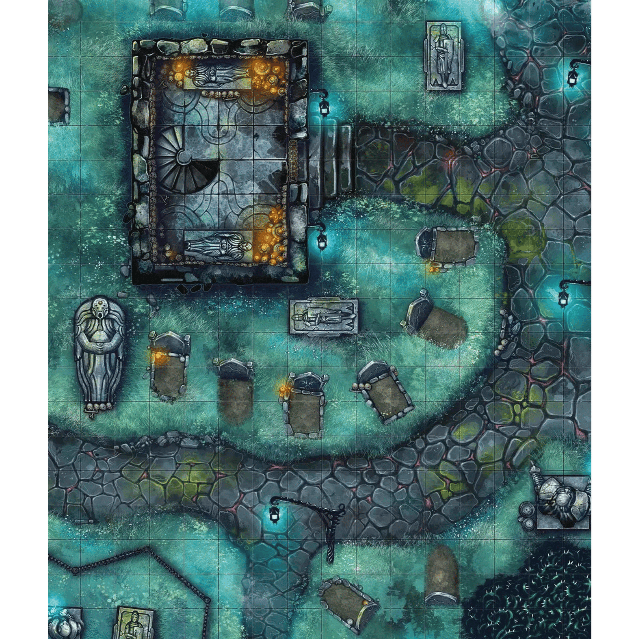 Dungeons & Dragon 5E RPG: Ravenloft - The Horrors Within - Map Pack