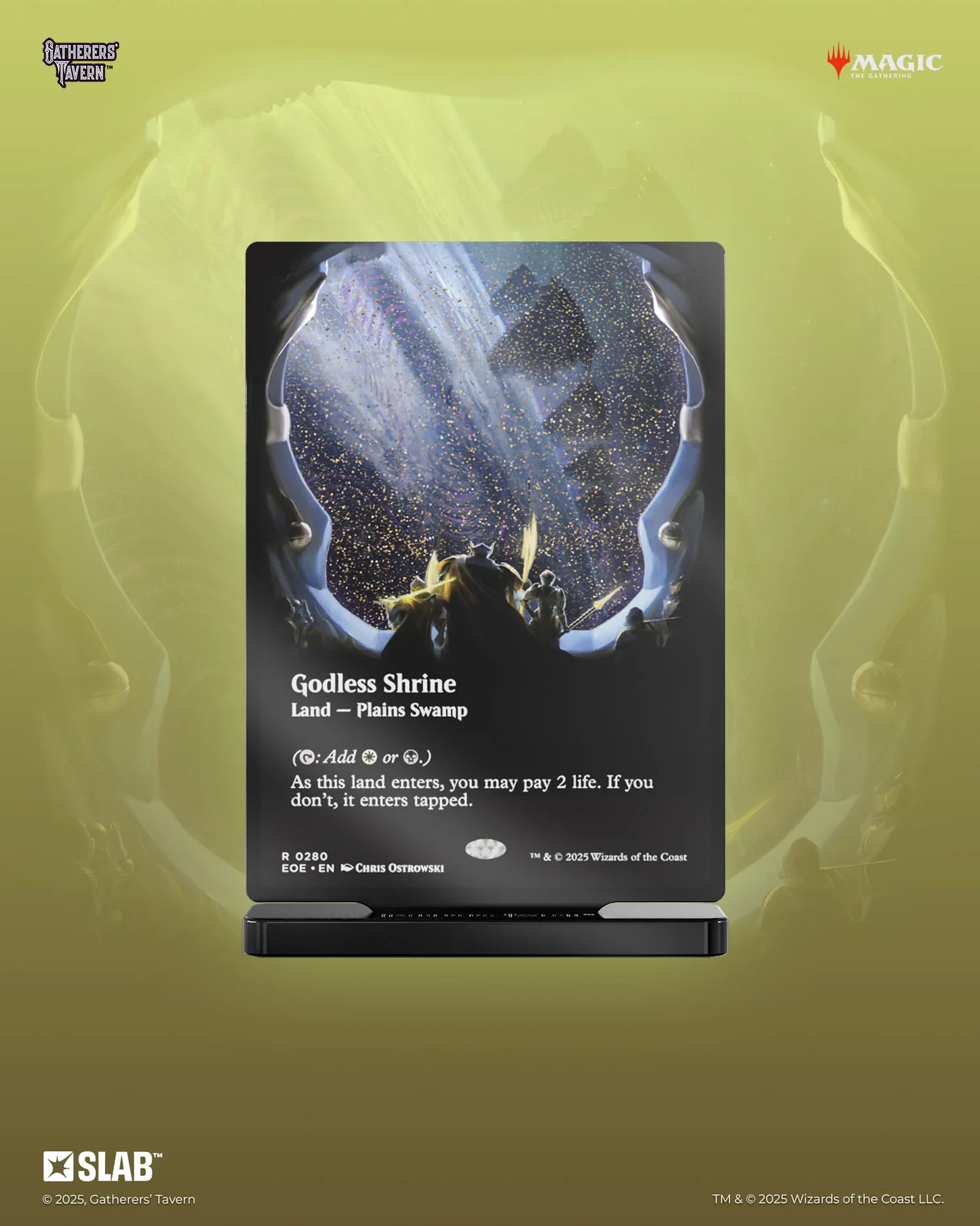 Gatherers' Tavern MTG Godless Shrine Slab Standee