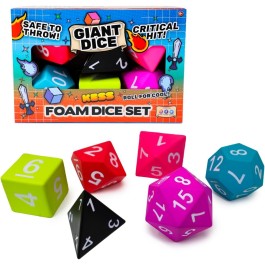 Kess Big Box Combo Oversized Foam 6CT Dice Set