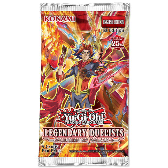 Yugioh Legendary Duelists Soulburning Volcano Booster Pack