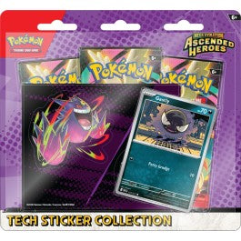 Pokemon Mega Evolution Ascended Heroes Tech Sticker Collection