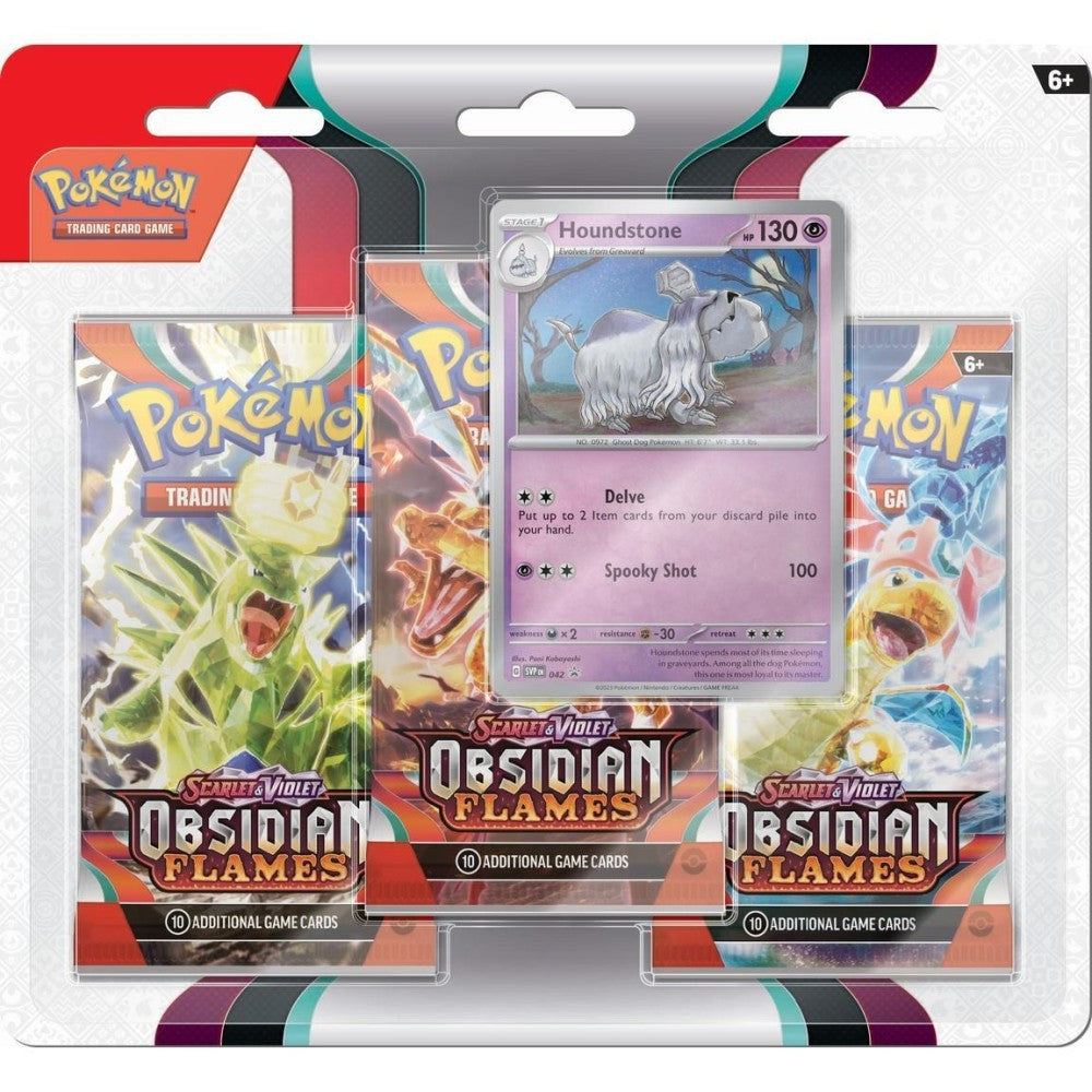 Pokemon Scarlet & Violet Obsidian Flames 3 Pack Blister