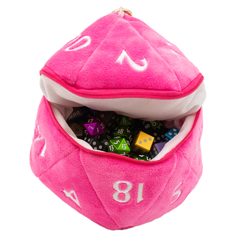 Ultra Pro D20 Plush Dice Bag - Black