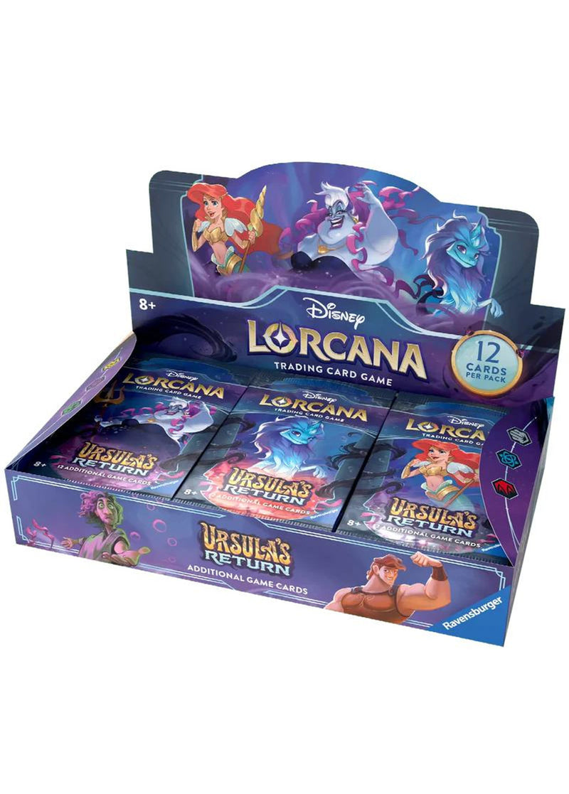 Disney Lorcana Ursula's Return Booster - Single box or Sealed Case (PREORDER)