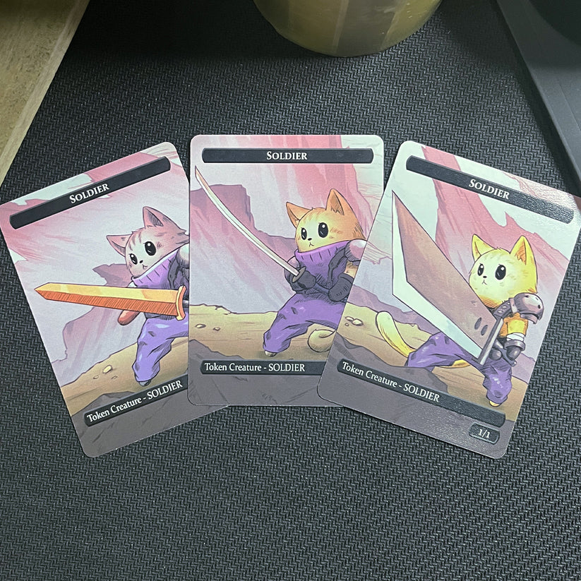 Caverns & Calicos SOLDIER & Treasure Tokens