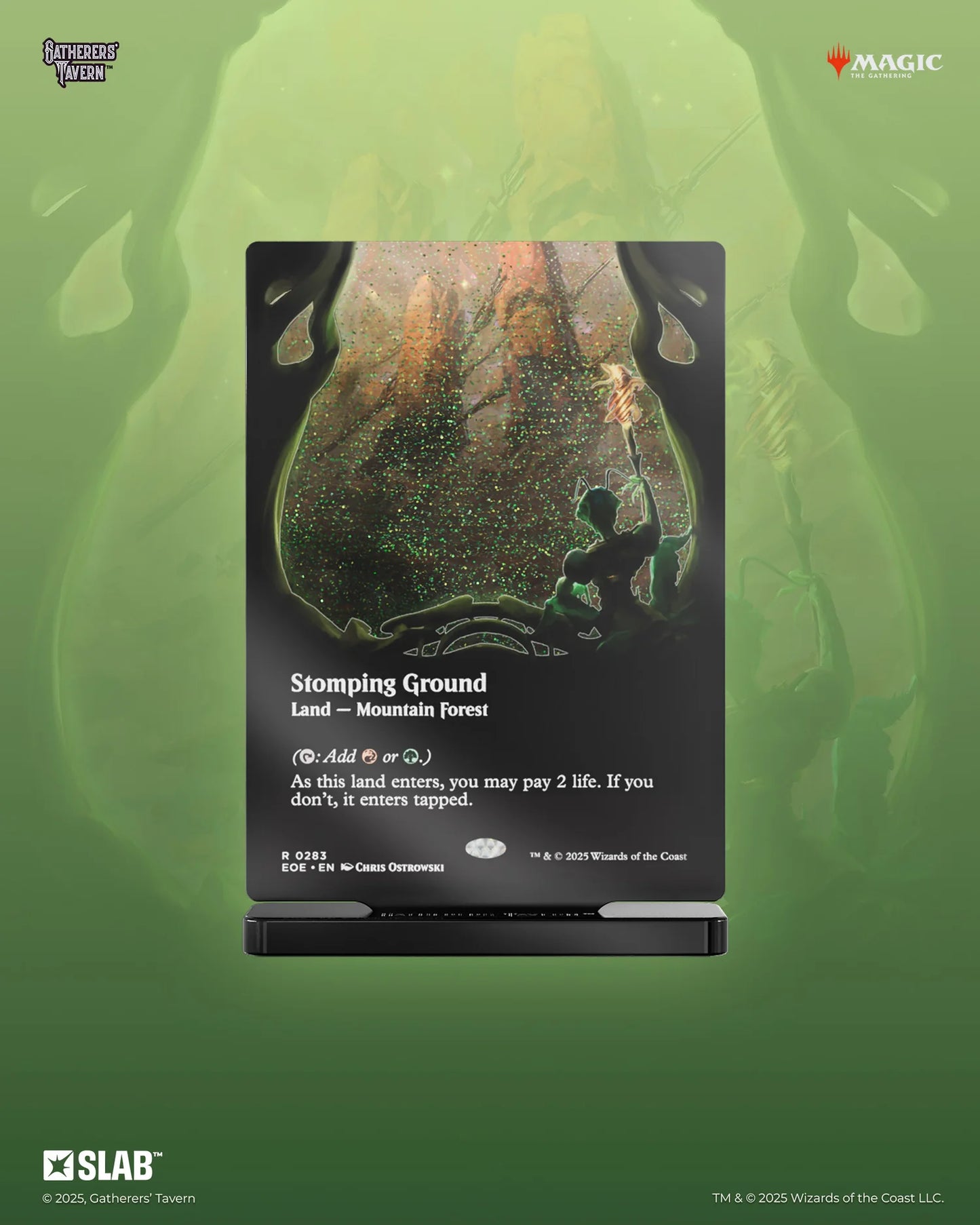 Gatherer's Tavern MTG Stomping Ground Slab Standee