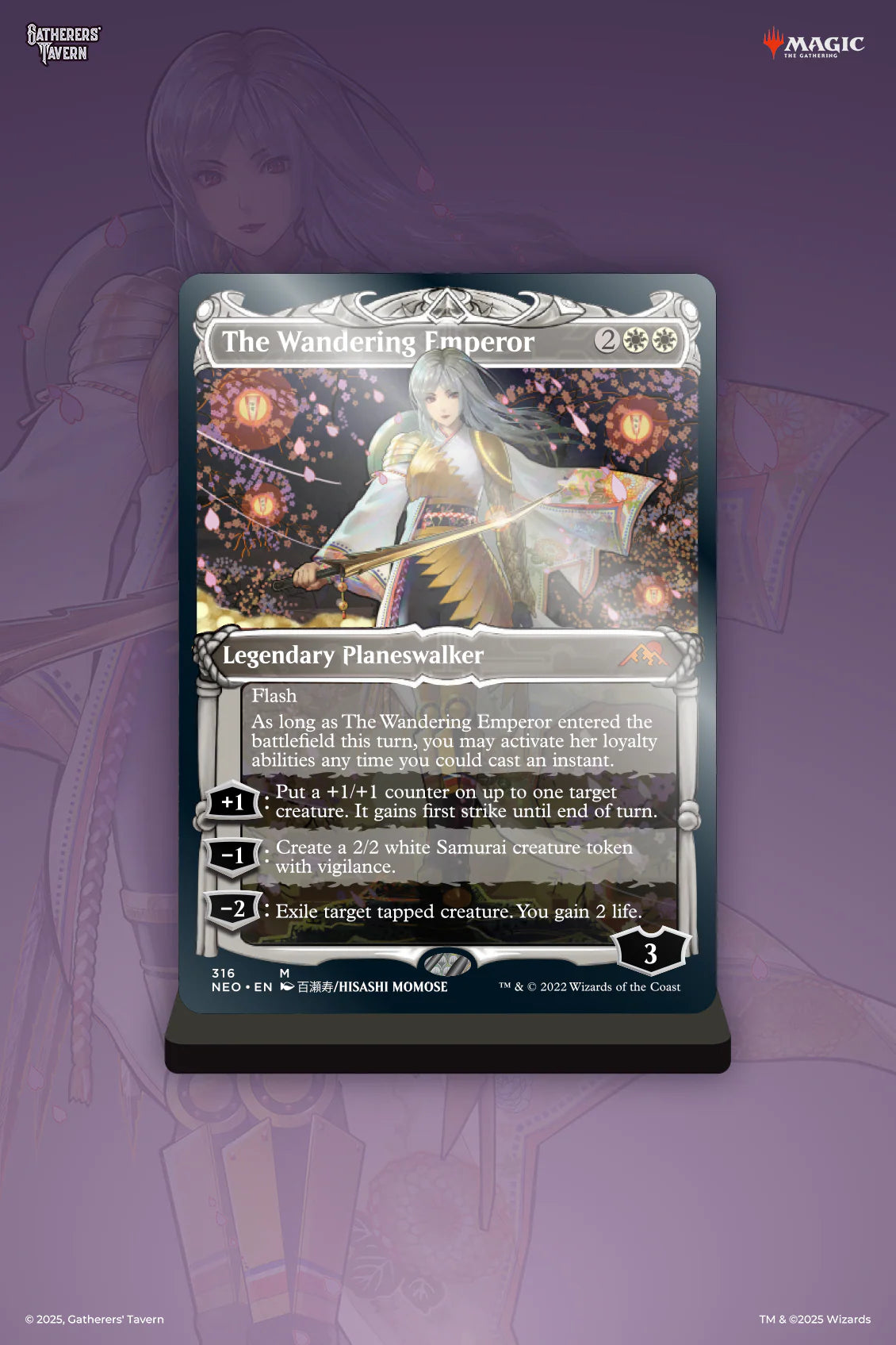 Gatherer's Tavern MTG The Wandering Emperor Slab Standee