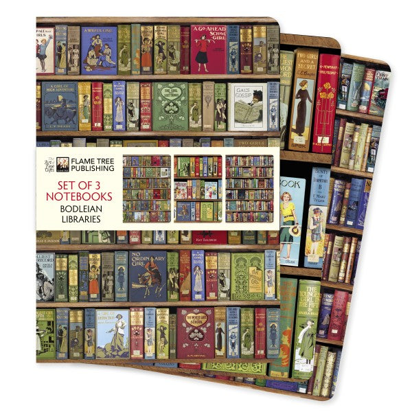 Flame Tree Publishing Bodleian Libraries Set of 3 Standard Notebooks