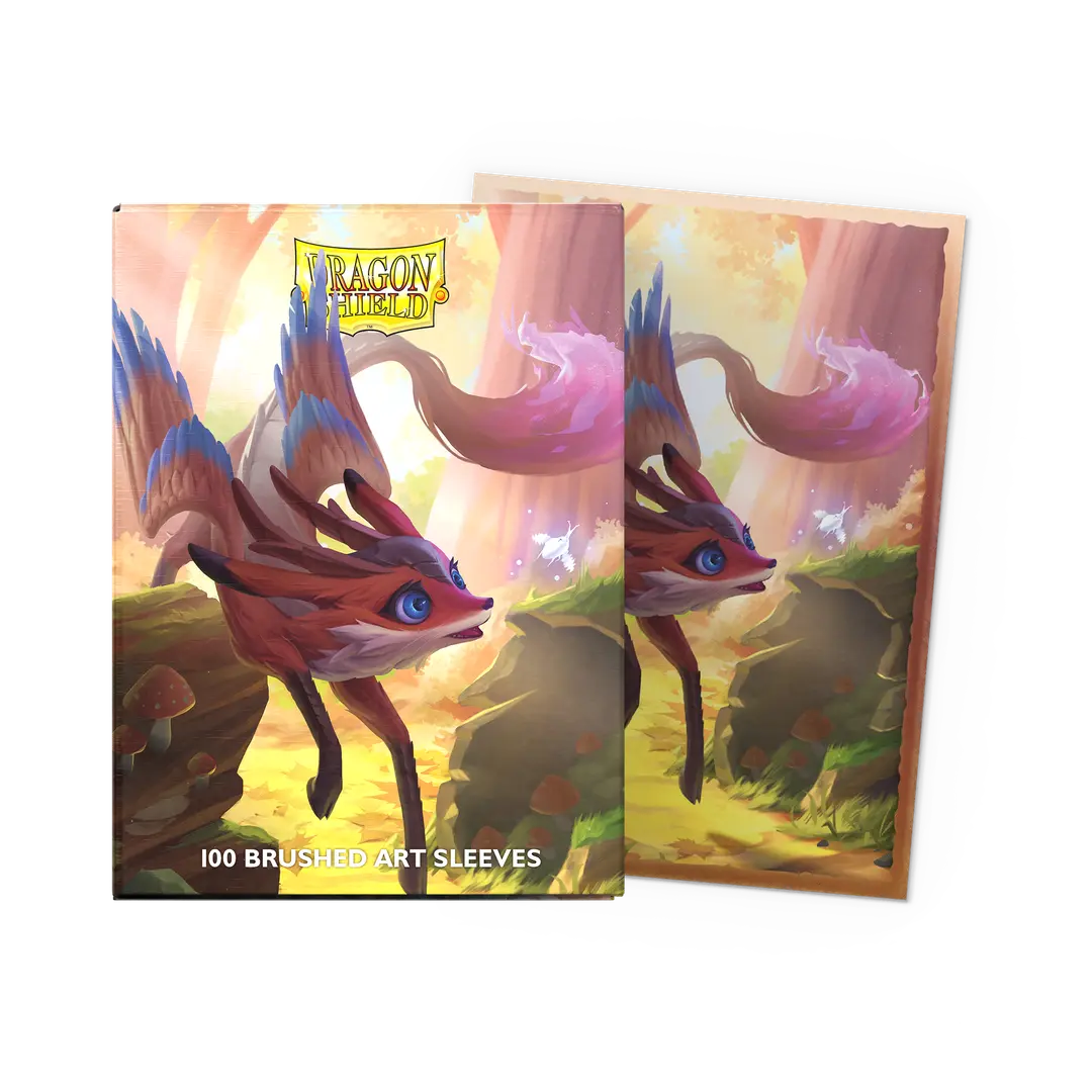 Dragon Shield Spirit Dragon Brushed Art Sleeves (Standard Size)