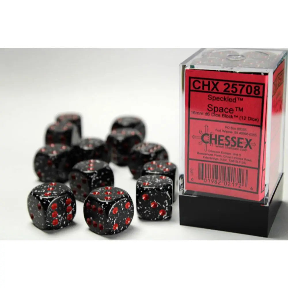 Chessex 16MM D6 Dice - Speckled - Space