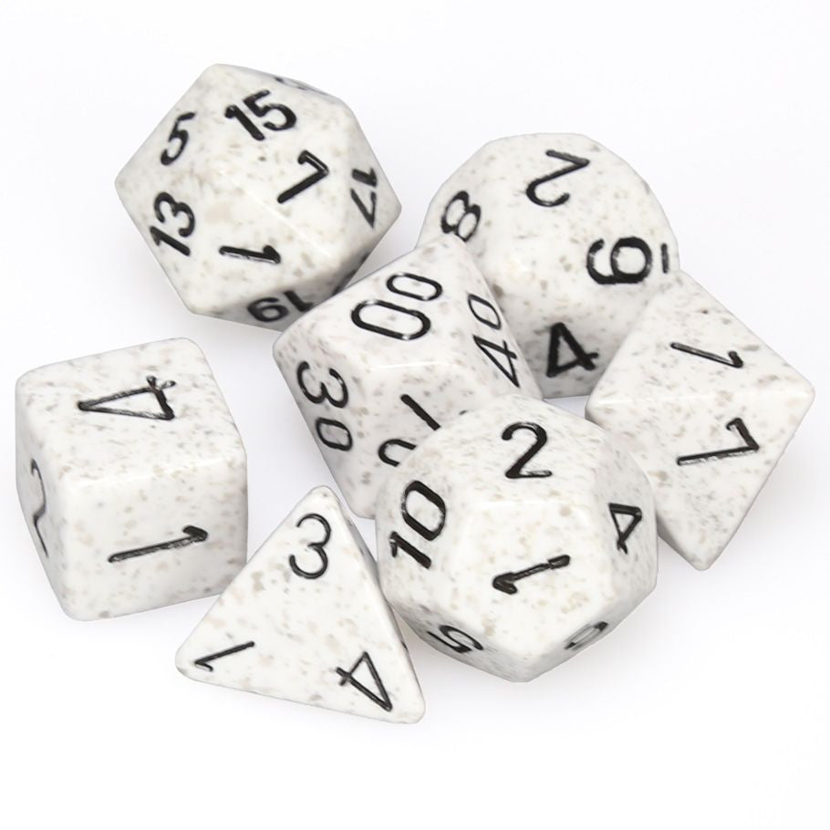 Chessex 7-Die Set - Speckled - Arctic Camo