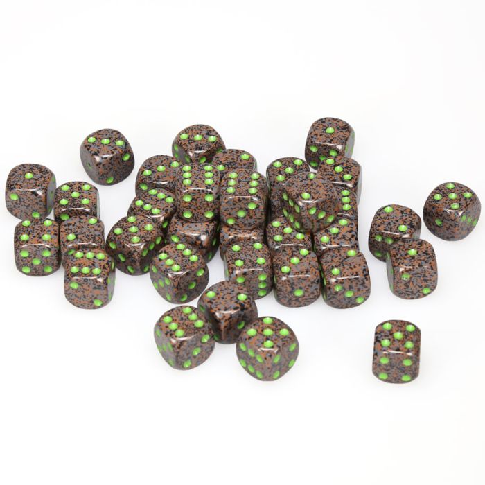 Chessex 12MM D6 Dice - Speckled - Earth