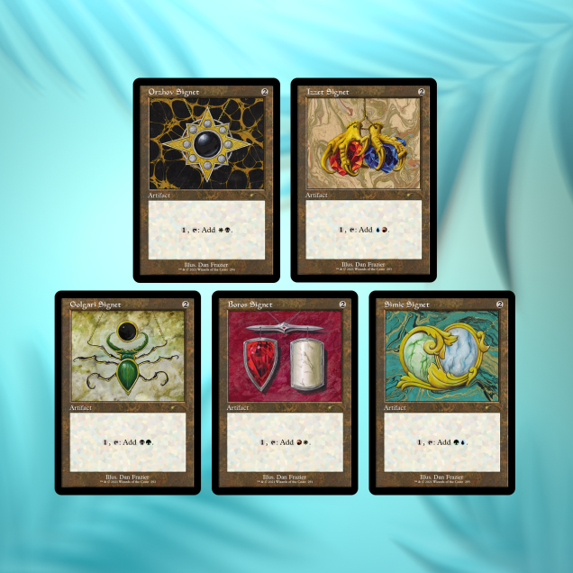 MTG Secret Lair Drop Series Dan Frazier is Back: The Enemy Signets