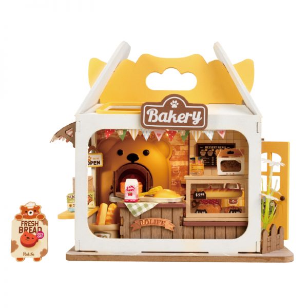 Rolife Teddy's Bread Box DIY Miniature House Kit DS033