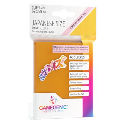 Gamegenic Prime Japanese Sized Sleeves (60ct)