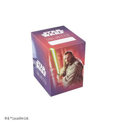 Gamegenic Star Wars Unlimited Qui-Gon Jinn Soft Crate Deck Box