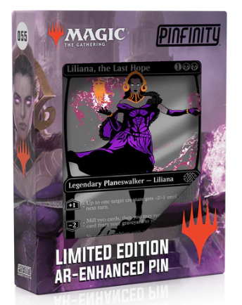 Magic the Gathering Pinfinity: Liliana, the Last Hope Limited Edition AR-Enchanged Pin