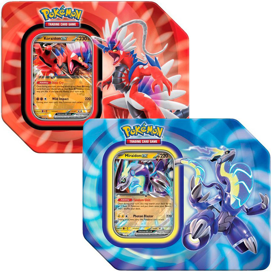 Pokemon Paldea Legends Tins