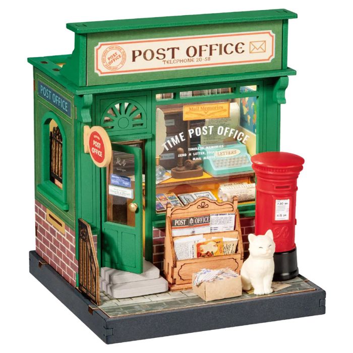 Rolife Century Post Office DIY Miniature House Kit DS037