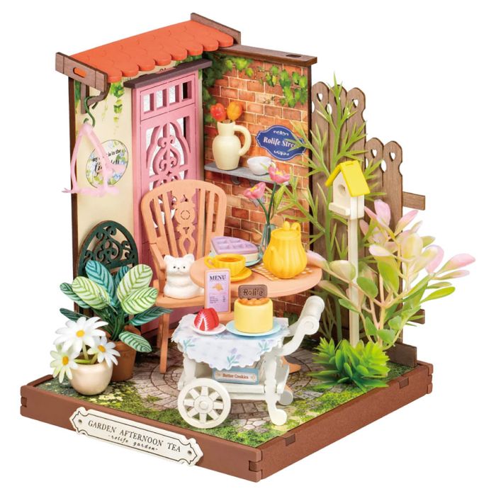 Rolife Fancy Tea Yard DIY Miniature House Kit DS038
