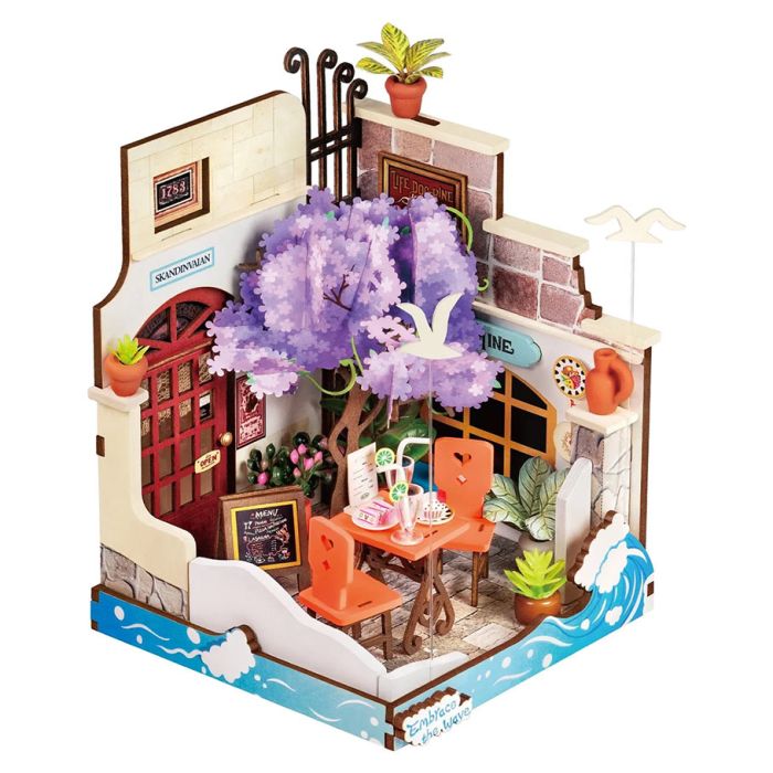 Rolife Sea Holiday Restaurant DIY Miniature House Kit DS039