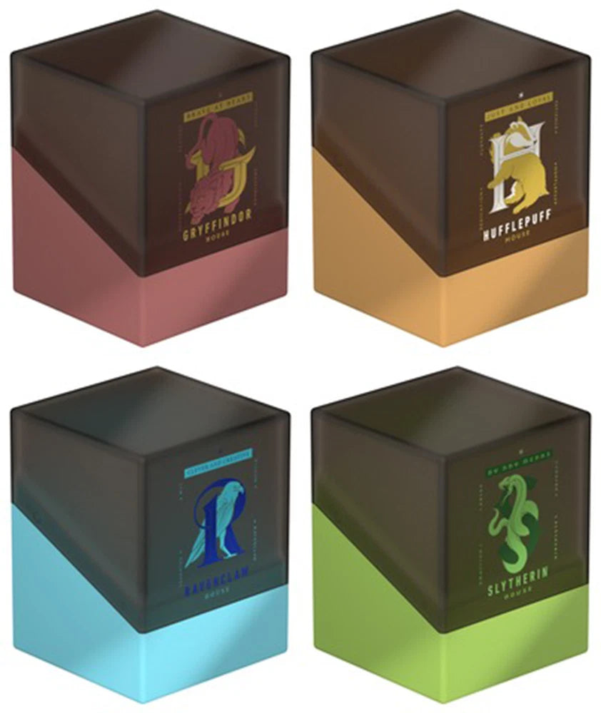 Ultimate Guard Harry Potter 4 Houses Boulder 100+ Standard Size Deck Box
