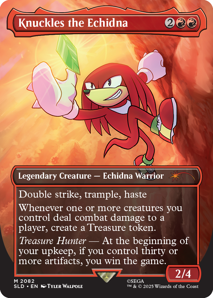MTG Secret Lair Sonic: Friends & Foes Non-foil WPN Store Only